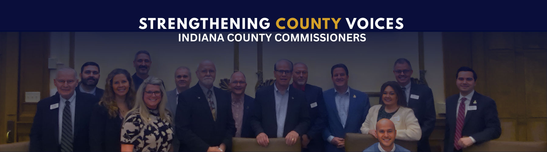 Gov. Braun Posing with ICC Commissioners at Statehouse